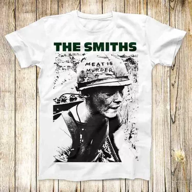 The Smiths Meat Is Murder Album Vinyl T Shirt Meme Men Women Unisex Top Tee 3654