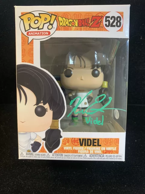 Kara EDWARDS "VIDEL" SIGNED Funko Pop DRAGON BALL Z Autograph BECKETT BAS COA D6