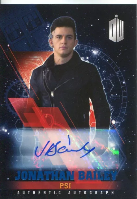 Doctor Who Timeless Blue Parallel [##/50] Autograph Card Jonathan Bailey