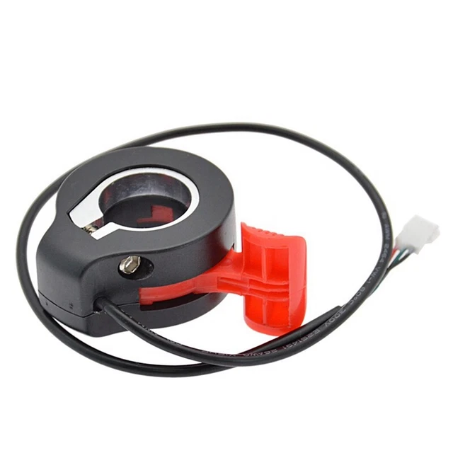 Accélérateur (Poignée Des Gaz) Pour Scooter Électrique - En Silicone Et ABS, Noir, Remplacement Facile
