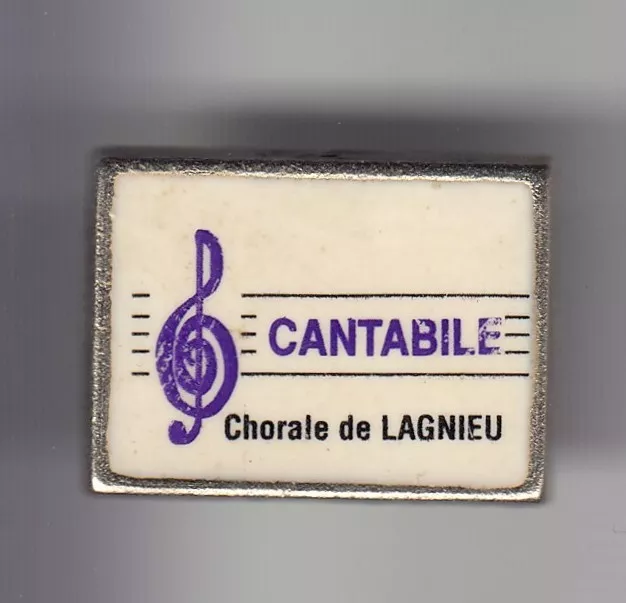 Rare Pins Pin's .. Musique Music Jazz Chant Chorale Cantabile Lagnieu 01 ~Dw