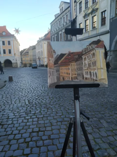 Original Ölgemälde, Impressionistisches Plein Air aus Görlitz, Deutschland