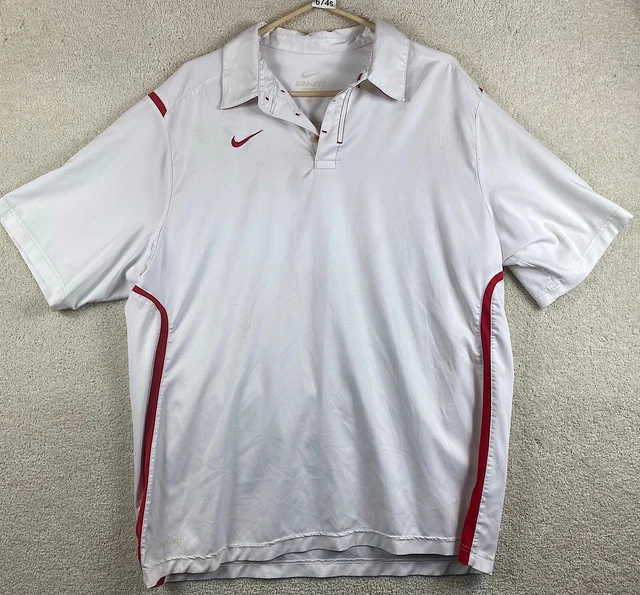 Nike Golf Polo Shirt 2XL T Shirt Mens White 2XL T Shirt Nike Golf Polo Shirt