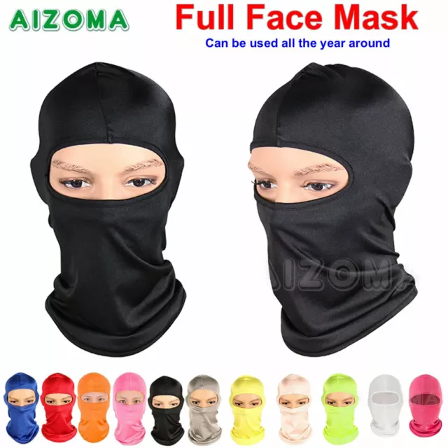 Full Face Mask Neck Balaclava Sun Shield Winter Outdoor Ski Tactical Hat 2