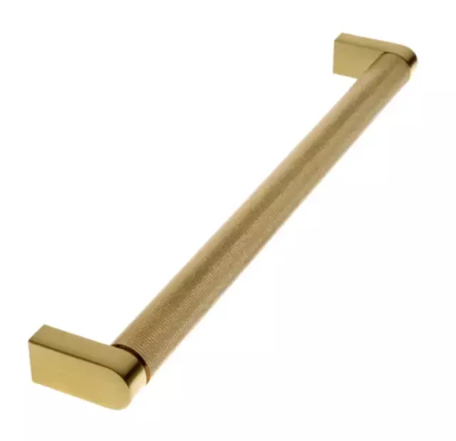 Sumner Street Hardware Kent Knurled 12 in. (305 mm) Satin Brass Appliance Pull