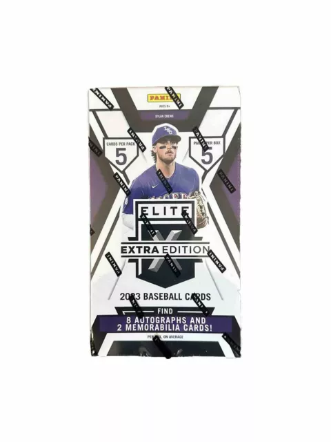 2023 Panini Elite Extra Edition Baseball Hobby Box - New - Factory Sealed