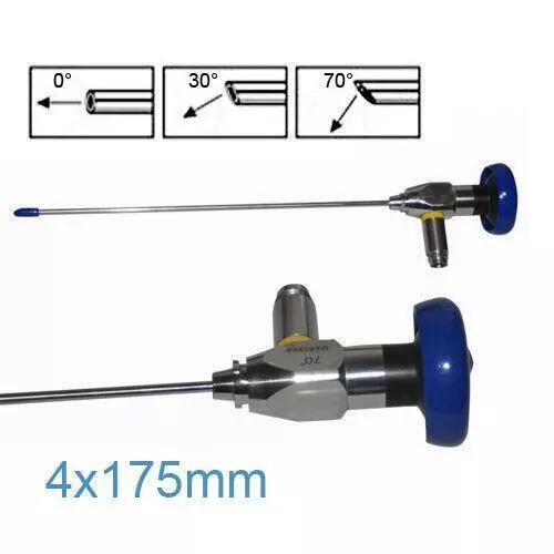 TOP Endoscope Arthroscope Sinuscope 4x175mm Nasal Sinoscope Equipment-0°/30°/70°