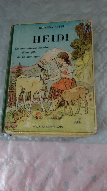 Album Original Heidi De Johanna Spyri – Silva Zurich 1944 – Édition Illustrée
