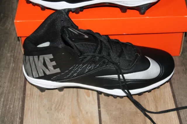Nike Zoom Code Elite 3/4 TD Mens Football Cleats Black 603368-002 Size 12