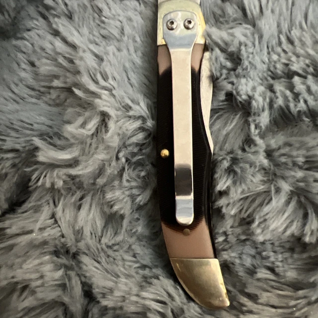 Collectible Schrade Old Timer 2230T Folding Knife. W/Belt Clip 7
