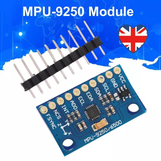 GY-9250 MPU9250 9-axis/9-axis Attitude Sensor Board IIC/SPI Sensing Device 3-5V