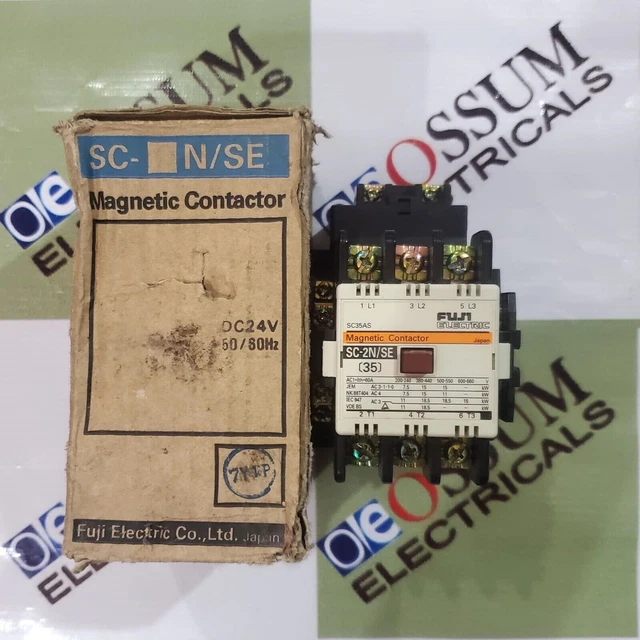 Fuji Electric Sc-2N/Se Magnetschütz Spulenspannung 24 V Dc Schneller Versand