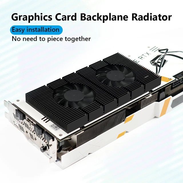 GPU BACKPLANE RADIATOR for RTX 3090 3080 3070 Graphics Cards Backplate
