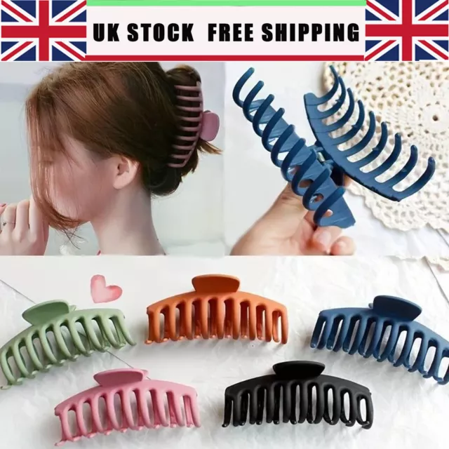 Big Hair Claw Clips for Women Large Claw Clip for Thin Thick Curly Hair 11cm UK