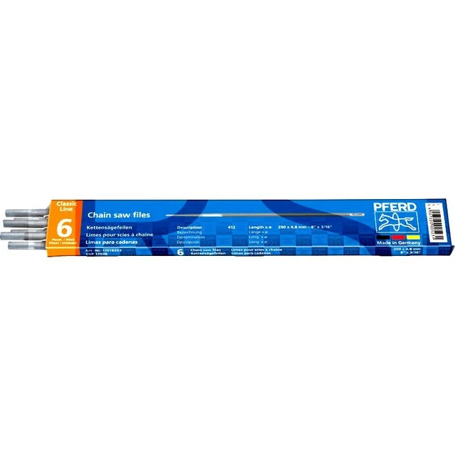 Kettensäge Feilen Pferd 4,8 mm für Teilung 0,325" + 3/8" 6er Pack 37270725 NA SP