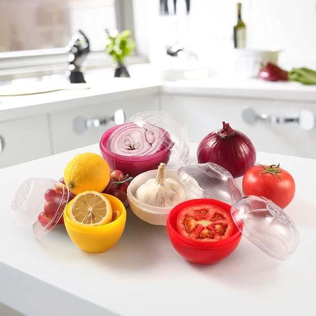 Cebolla limón caja de almacenamiento de frescura para verduras nevera