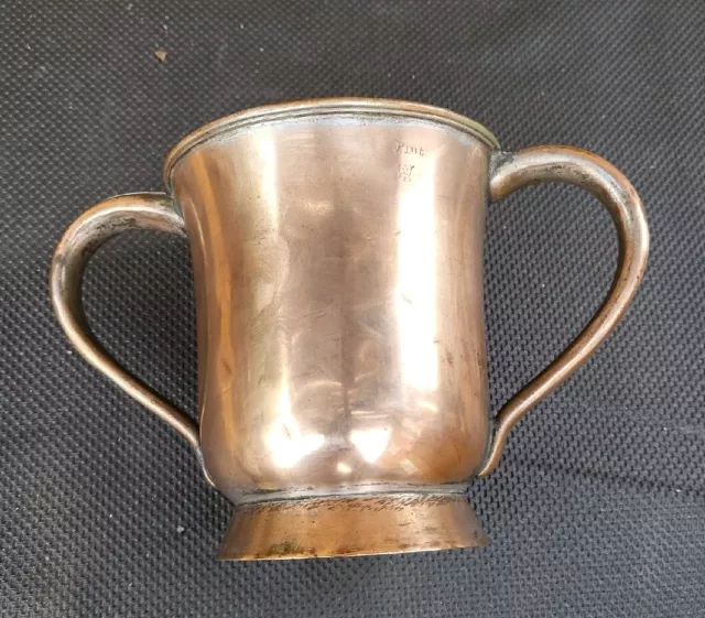 Antique 1800s  The Nottingham Electro Plating Co Silver Plate   1 Pint Tankard