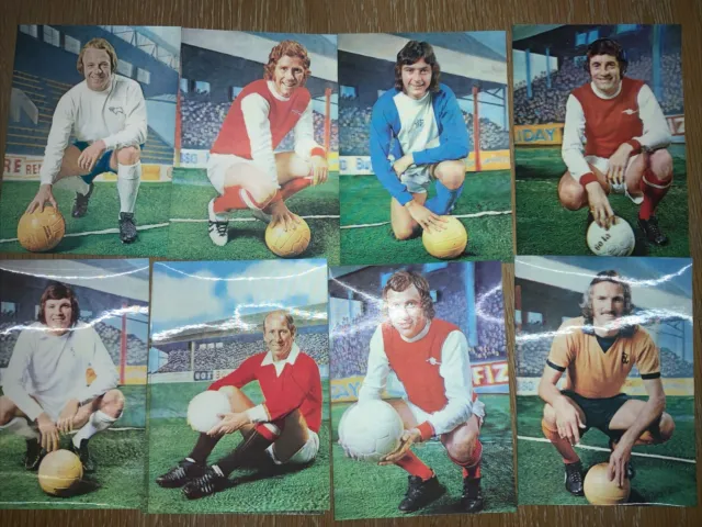 The sun Vintage 3d gallery of football stars