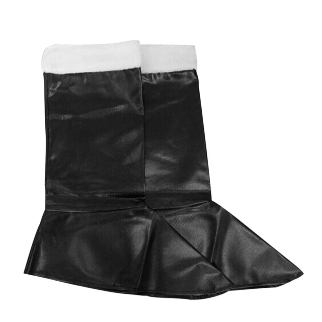 Santa Bottes Costume Claus Vacances Props Bottes Approvisionnement De Partie