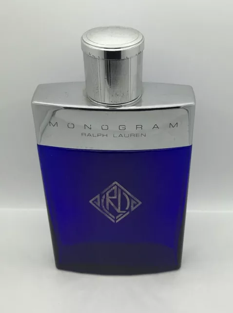 RALPH LAUREN MONOGRAM Factice Perfume Bottle Large Blue Vintage $85.00 -  PicClick