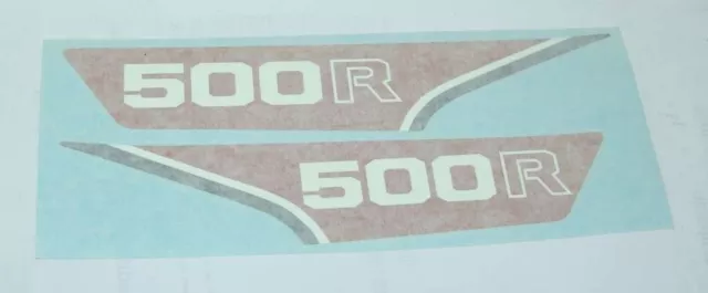 Paar Aufkleber Logos Seitenverkleidungen Honda XL 500 R 1982 AD660089