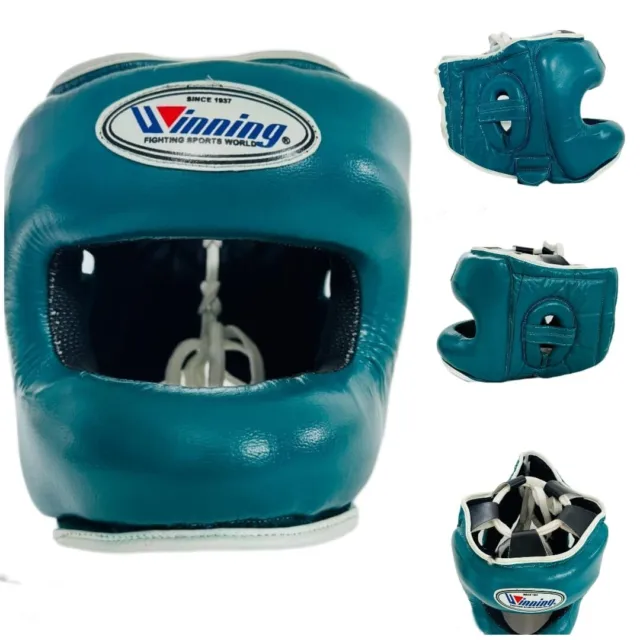 Winning Head Gear  Face Guard Type Boxing HEAD Guard MMA MUAH HEAD PROTECTION