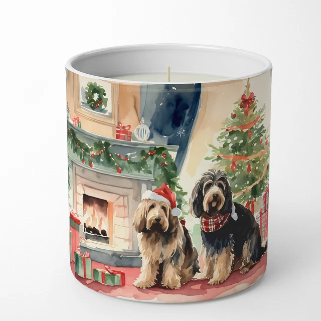 Otterhound Cozy Christmas 10 oz Decorative Soy Candle DAC2719CDL
