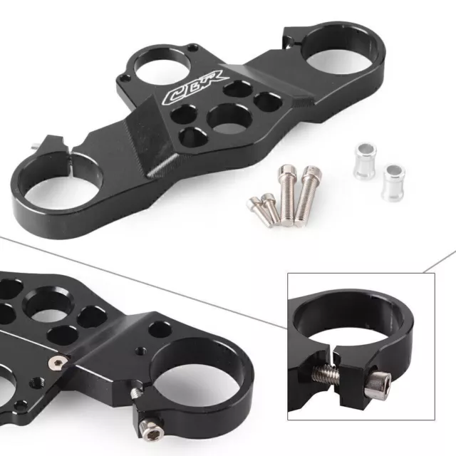 Triple Tree Front Upper Top Clamp Fit Honda CBR600RR F5 2005 2006 Black po