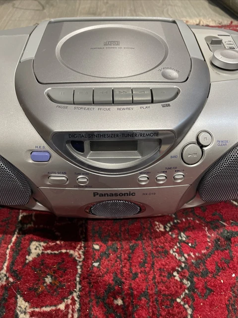 PANASONIC RX-D19 - Portable CD, Cassette & AM/FM Radio Boombox Tested ...