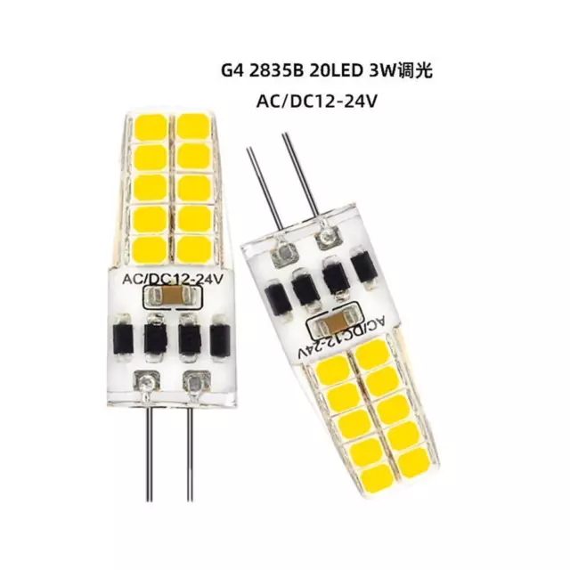 8/10 GY6.35 LED 3W Glühbirne Energiesparlampe 12V-24V Lampe dimmbar 2023 UK