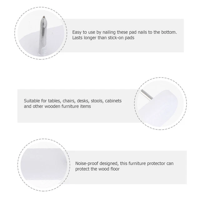 SET OF 2 Mattress Holder Furniture Feet Nails Leg Socks Chair