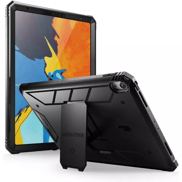 For Apple iPad Pro 11 Case  (2018) | Poetic [w/Kickstand] Tablet Cover Black