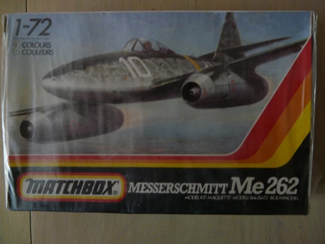 Maquette D'avion Montée - Messerschmitt Me 262 - Occasion - Échelle Non Précisée