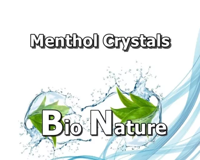 Menthol Crystals Aromatherapy Congestion Blocked Nose Relief Cold 50g 100g 200g 2