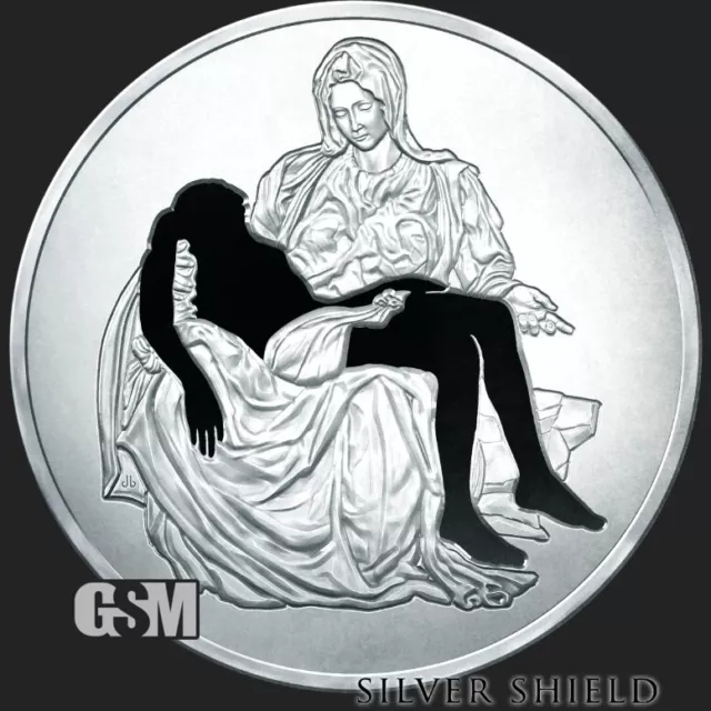 2024 Silver Shield WORLD WITHOUT JESUS - 1oz .999 Silver Proof - Pre Sale
