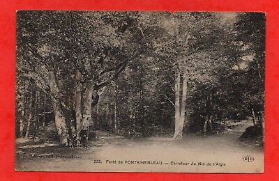 Forêt de FONTAINEBLEAU L4650 Carrefour du Nid de l'Aigle 