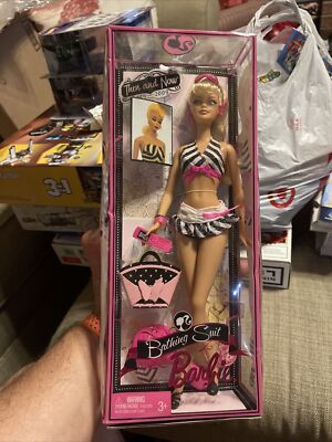 CELEBRATING BARBIE THEN and Now 50th Anniversary Bathing Suit Barbie