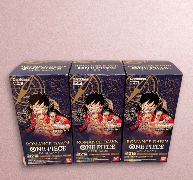 BANDAI ONE PIECE Card Game Romance Dawn Display OP 01 English NEW First