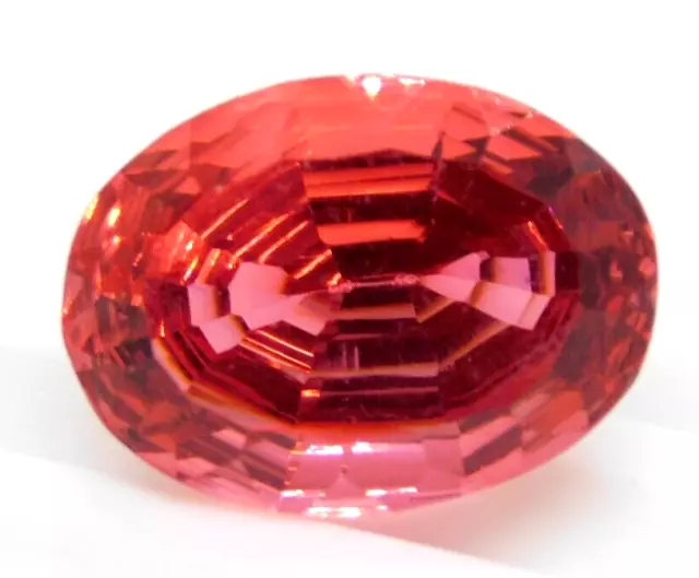 17X13mm Certified Natural Padparadscha Sapphire Master Cut Loose Gemstone