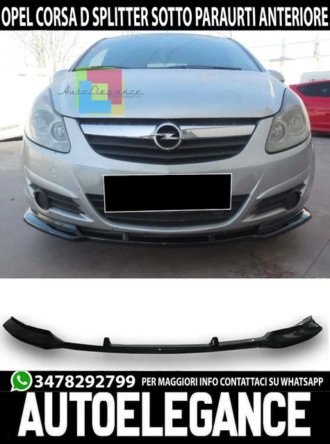 Spoiler Gauche Pour Pare-chocs Avant Opel Zafira (05/2005 - 12/2007) - Pièce De Rechange Référence 13188237