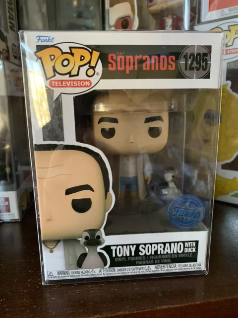 Funko Pop Figur The Sopranos Tony Soprano with Duck 1295 mit Protektor