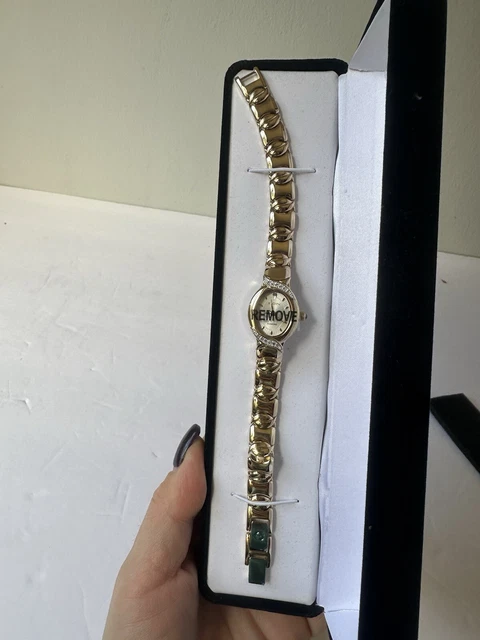 Elgin Diamond SR626SW Gold Quartz Women’s Watch New In Box Elgin Diamond SR626SW Gold Quartz Women main image 4
