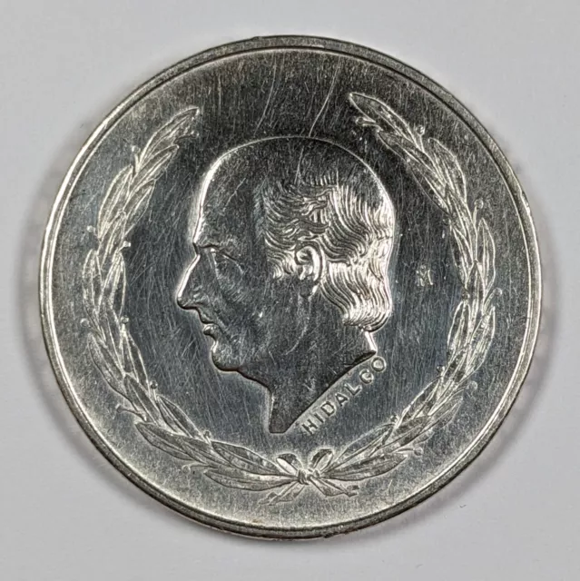 1953 Mexico 5 Pesos .720 Fine Silver .6431 Ounce