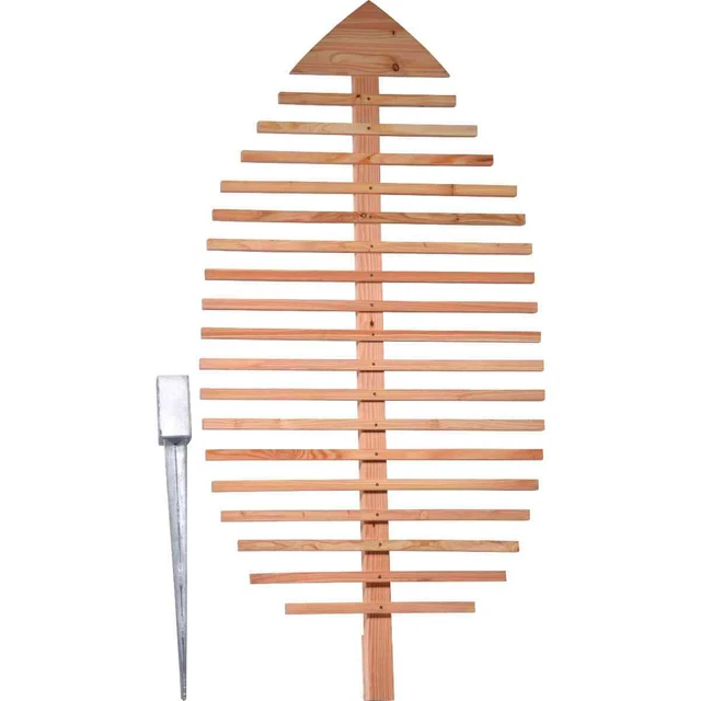 Design Pflanzen-Rankhilfe Blattform - Rankgitter aus Holz - XXL-Rankgerüst