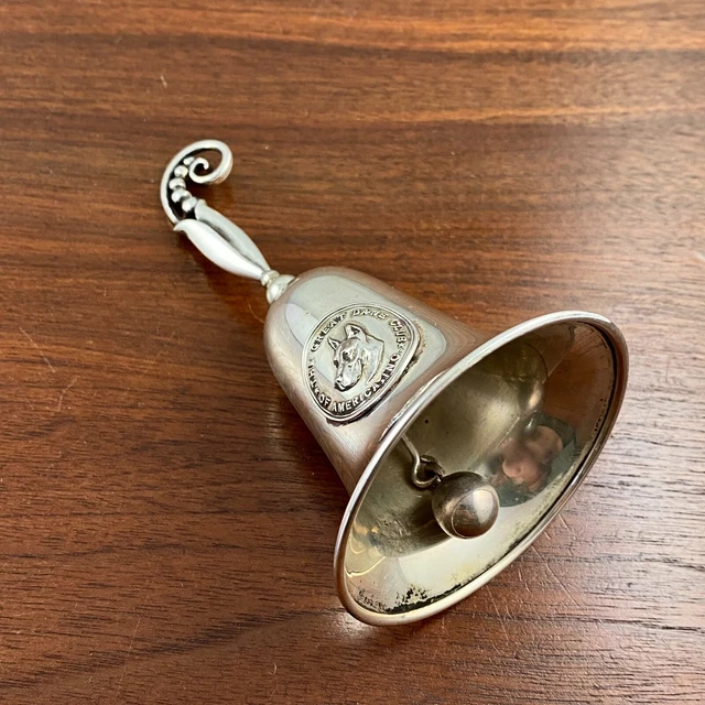 Campana De Mesa Grande De Plata Esterlina Jensenesque El Gran Club Danés De América