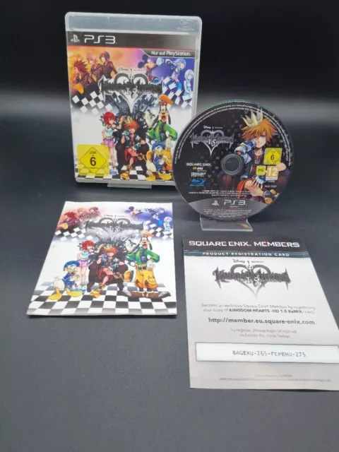 Kingdom Hearts Hd 1.5 Remix-Limited Edition Sony PlayStation 3 mit Anleitung PS3