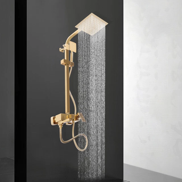 Colonna Doccia Termostatico Miscelatore In Ottone Display Digitale LED - Foto 8