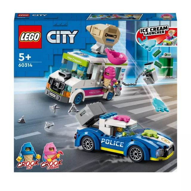 60314 LEGO® City - Il furgone dei gelati e l inseguimento della polizia