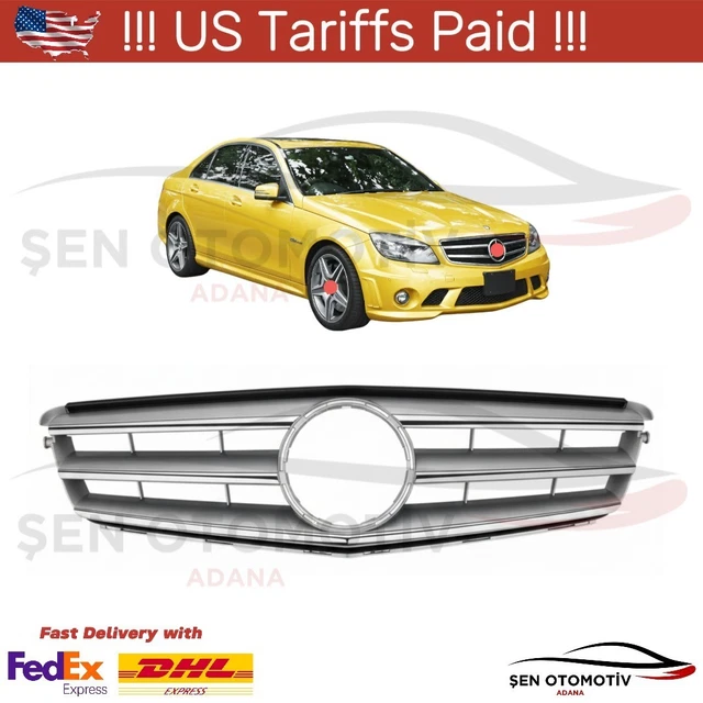 Buse D'air/grille De Ventilation Centrale Pour Mercedes Classe C W204 - Réf. Originale 2048304054