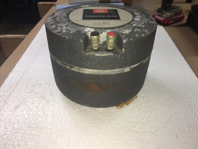 JBL 2441 Pro Series  ALNICO 16 Ohm  2 Inch Horn Driver DCR 12.5 -New Diaphragm 3